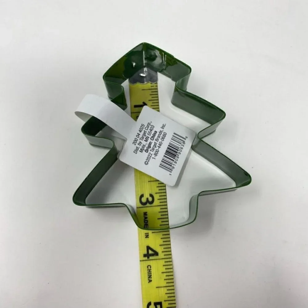 Target Set of 5 Holiday Winter Christmas Cookie Cutters Stainless Steel